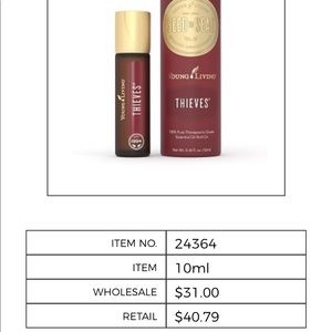 Young Living Thieves roll-on oil
